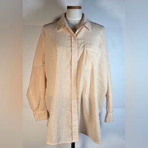 Free People Cloud 9 Button Down Shirt